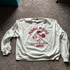 Minnie Mouse Cream Sweatshirt